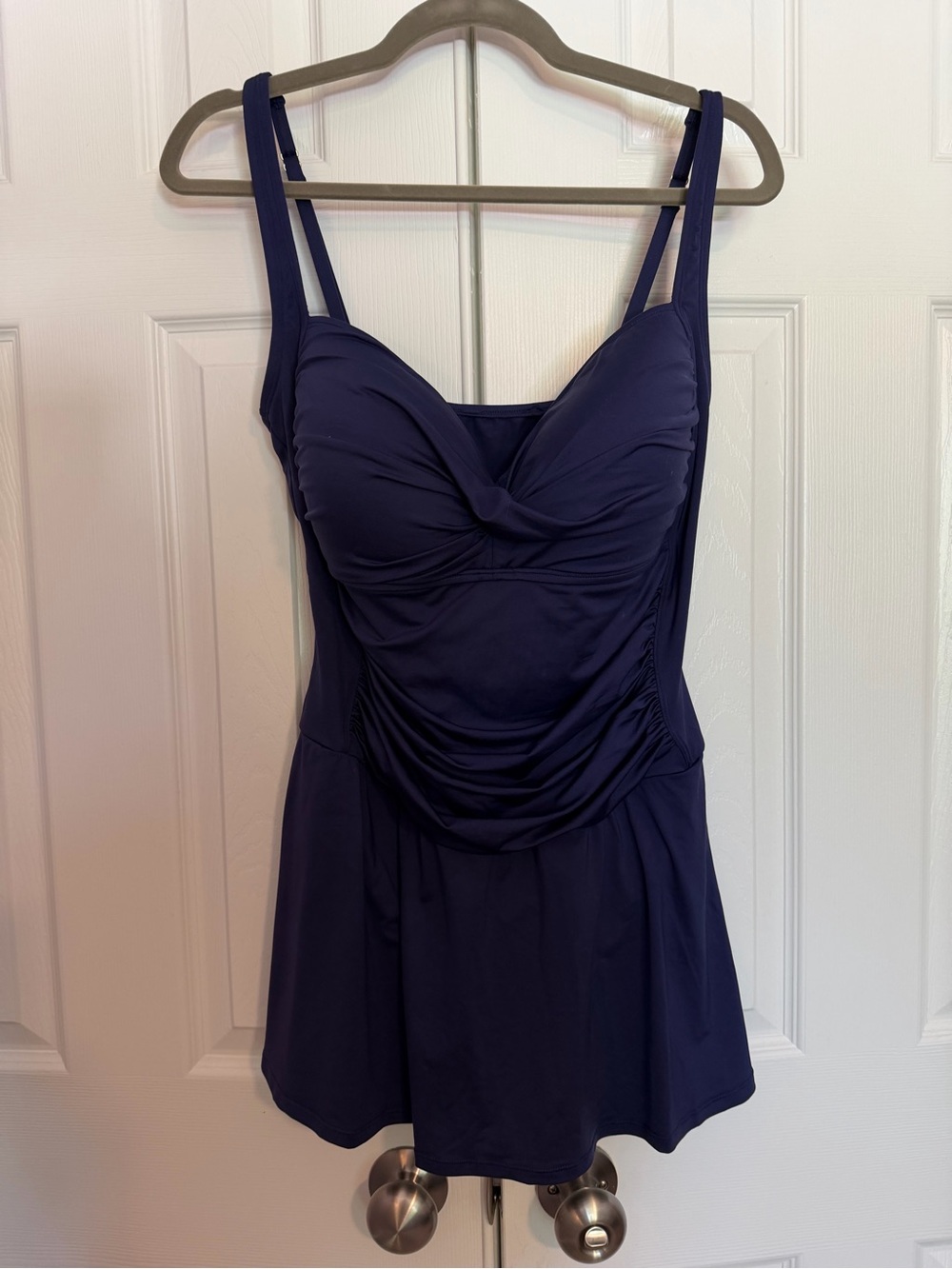 Liz Claiborne Dark Navy One-Piece Swimdress